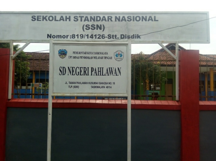 Plang Nama Sekolah